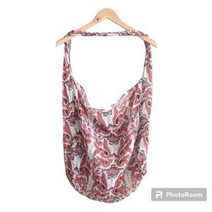 Free People | Linen Paisley Sling Tote - Great Condition